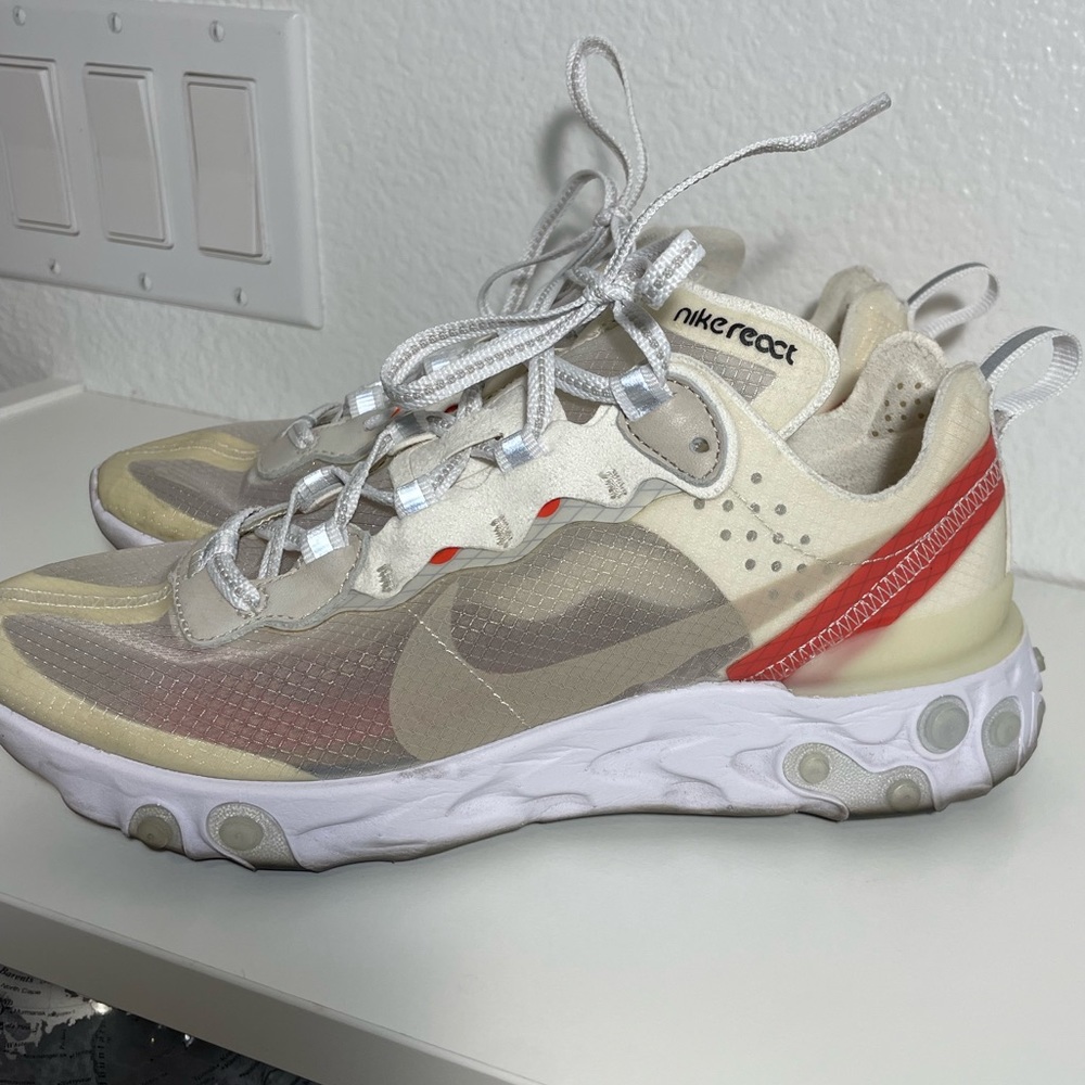 Nike Element React 87 Sail Light Bone - image 2